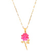 Rose Titanium Steel Necklace Female Niche