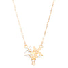 Rose Titanium Steel Necklace Female Niche